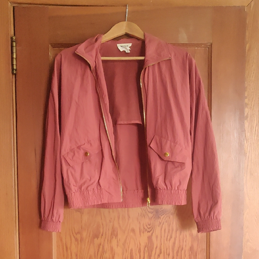 Mine Bomber Jacket Lightweight Ribbed